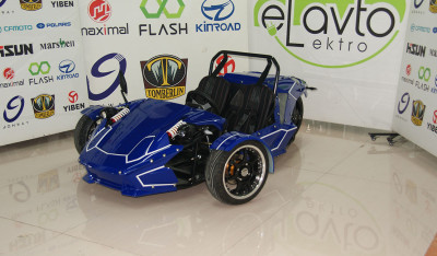Üçtəkərli Elektrik Baqi ZH-ZTR-E2200-01 (ikiyerli)