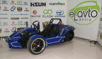 Üçtəkərli Elektrik Baqi ZH-ZTR-E2200-01 (ikiyerli)