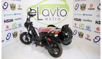 Arabalı elektrik motosiklet “Barbie-3” (üçyerli)